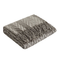 NY&C Home Foremost Ruched Throw Blanket