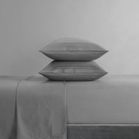NY&C Home Lain 4 Piece Stripe Embroidered Sheet Set
