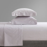 NY&C Home Rylie 4 Piece Polka Dot Sheet Set