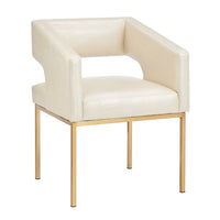 Iconic Home Roma Faux Leather Dining Chair