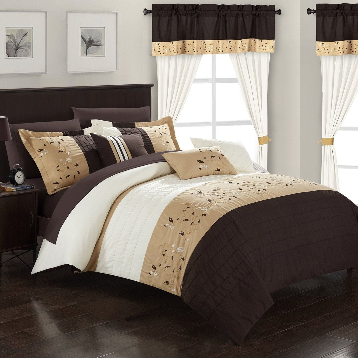 Chic Home Sonita 20 Piece Floral Comforter Set