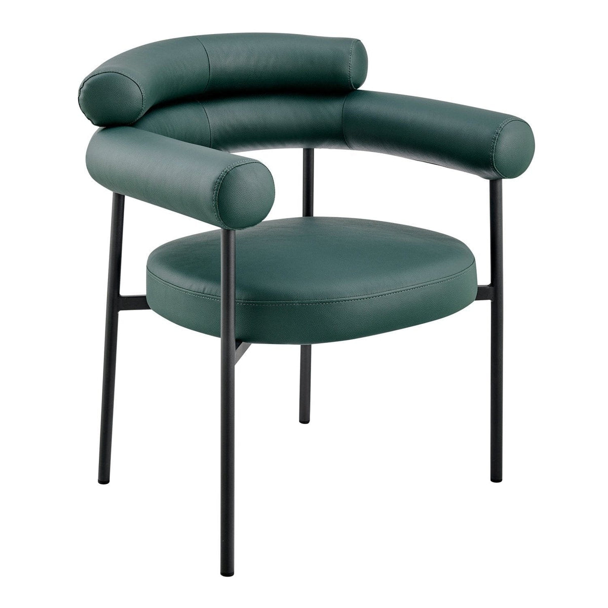 Iconic Home Trousdale Faux Leather Dining Chair