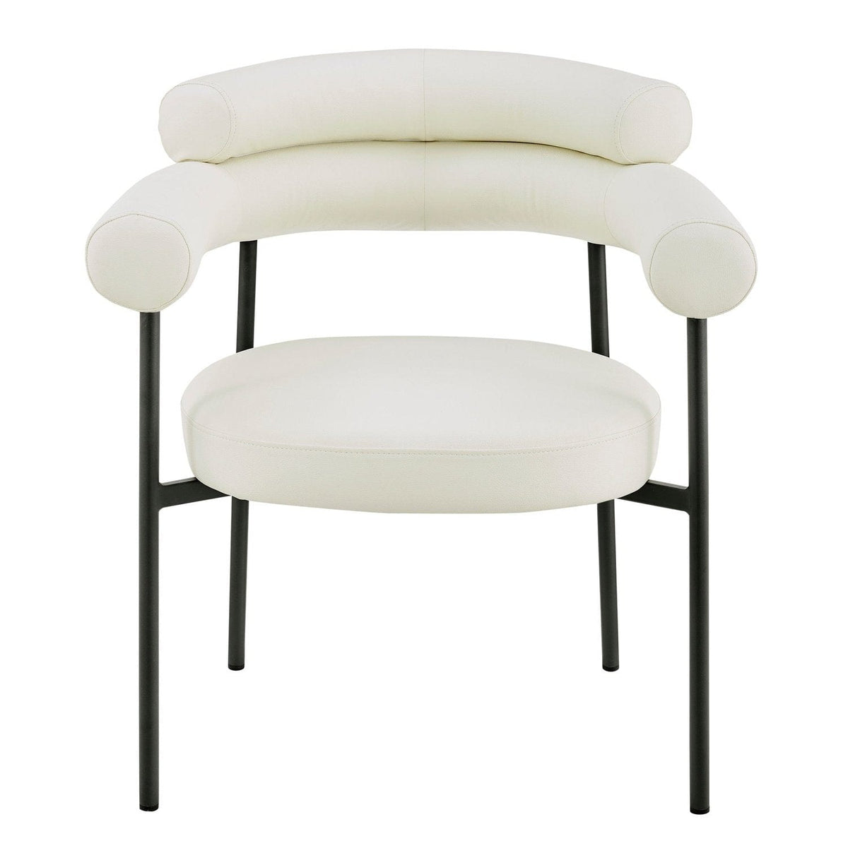 Iconic Home Trousdale Faux Leather Dining Chair