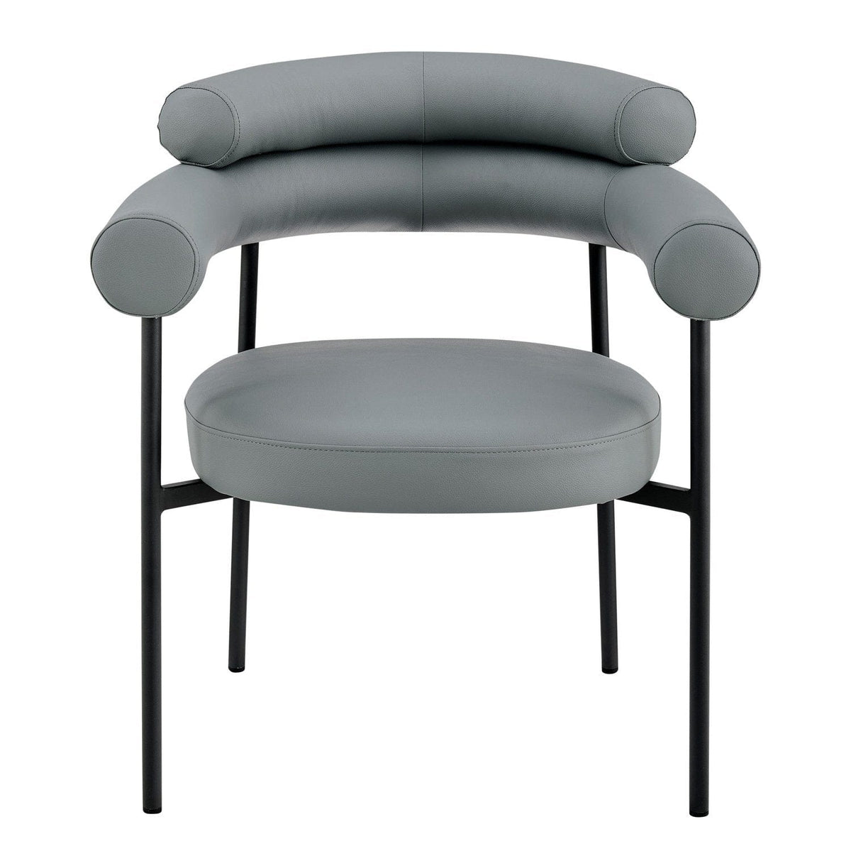 Iconic Home Trousdale Faux Leather Dining Chair