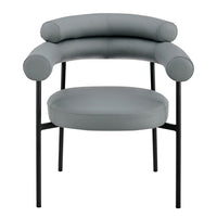 Iconic Home Trousdale Faux Leather Dining Chair