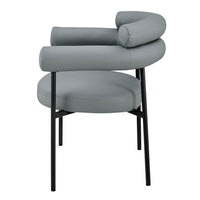 Iconic Home Trousdale Faux Leather Dining Chair