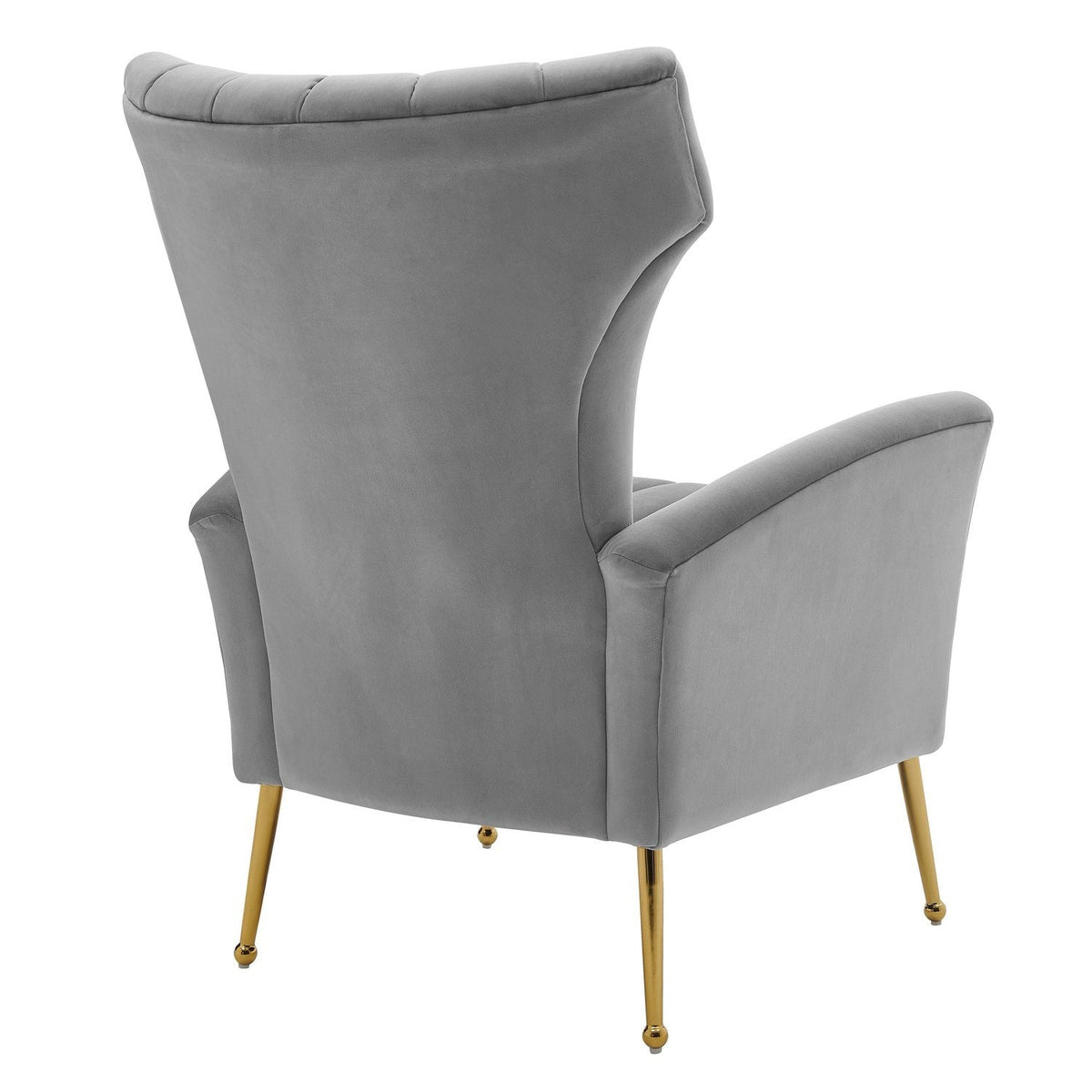 Iconic Home Annalee Velvet High Back Accent Chair