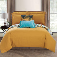 Chic Home Abstract 9 Piece Reversible Comforter Set