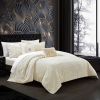 Chic Home Alianna 5 Piece Velvet Comforter Set
