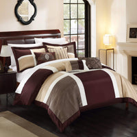 Chic Home Alleta 7 Piece Patchwork Comforter Set