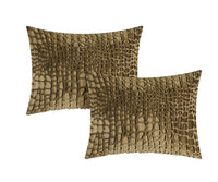 Chic Home Alligator 3 Piece Faux Fur Comforter Set