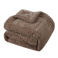 Chic Home Alligator 7 Piece Faux Fur Comforter Set