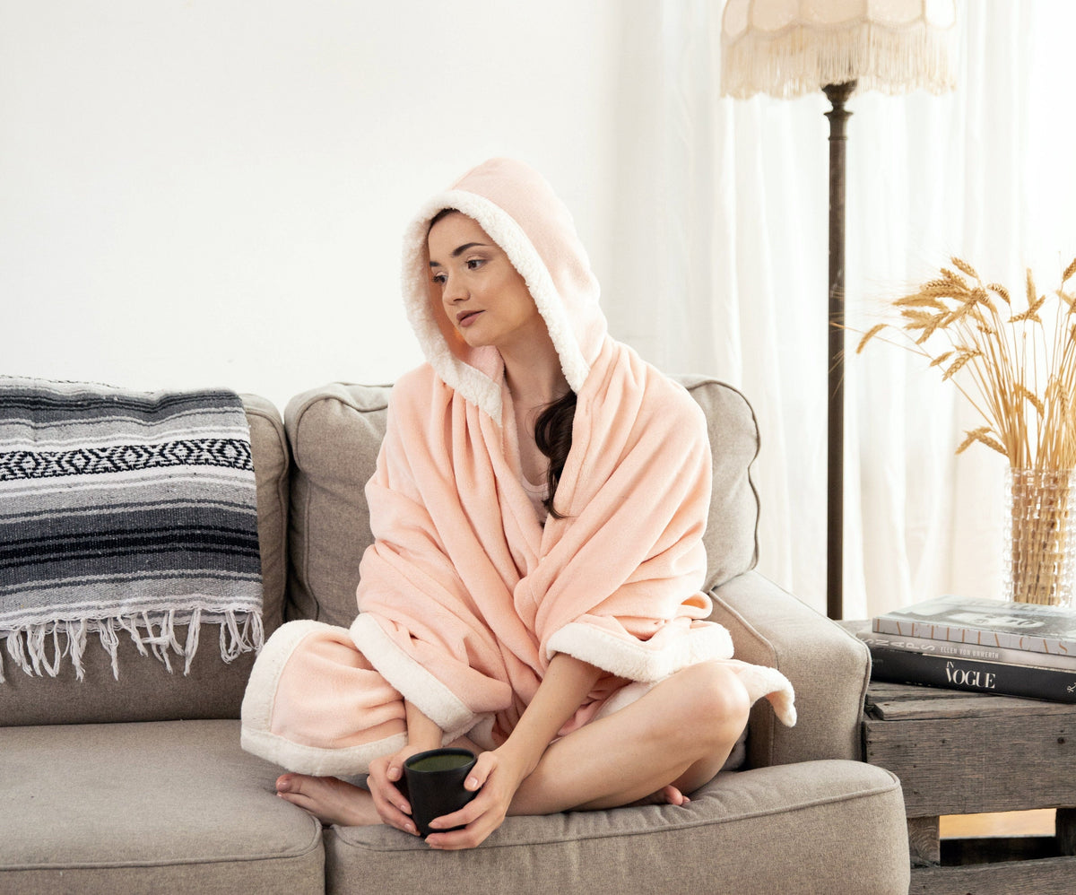Chic Home Angel Sherpa Trim Snuggle Hoodie