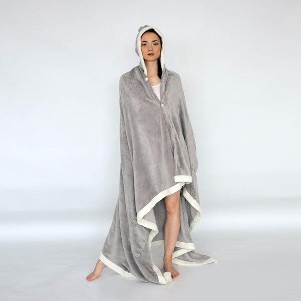 Chic Home Angel Sherpa Trim Snuggle Hoodie