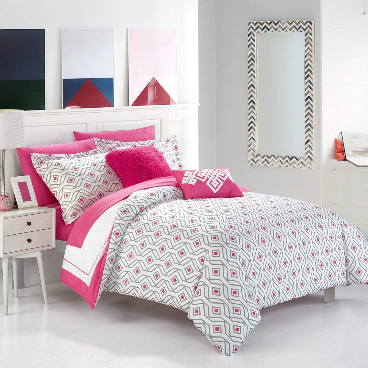 Chic Home Beckham 9 Piece Reversible Comforter Set