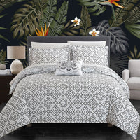Chic Home Bristol 4 Piece Cotton Duvet Cover Set