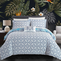 Chic Home Bristol 4 Piece Cotton Duvet Cover Set