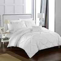 Chic Home Daya 8 Piece Pinch Pleat Duvet Cover Set