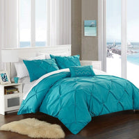Chic Home Daya 8 Piece Pinch Pleat Duvet Cover Set