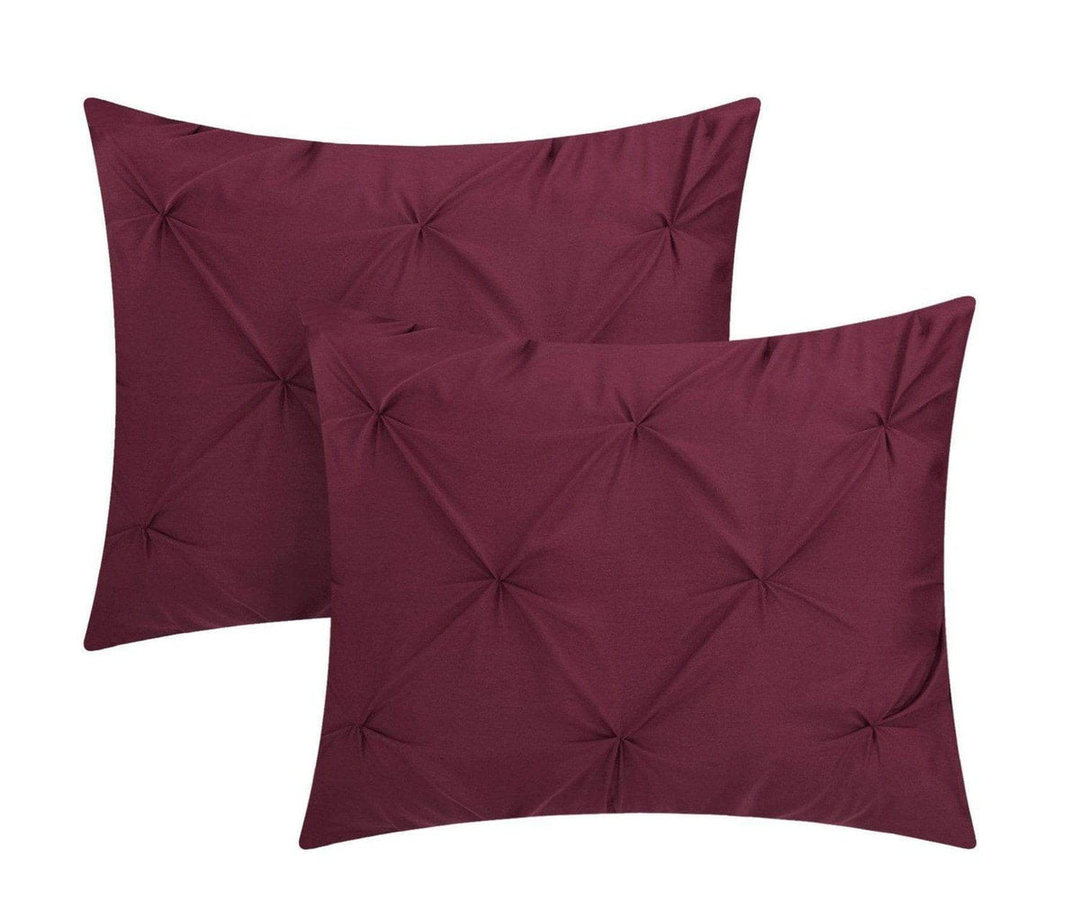 Chic Home Daya 8 Piece Pinch Pleat Duvet Cover Set