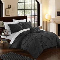 Chic Home Daya 8 Piece Pinch Pleat Duvet Cover Set