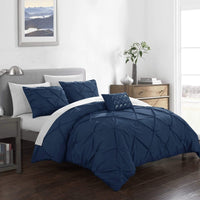 Chic Home Daya 8 Piece Pinch Pleat Duvet Cover Set
