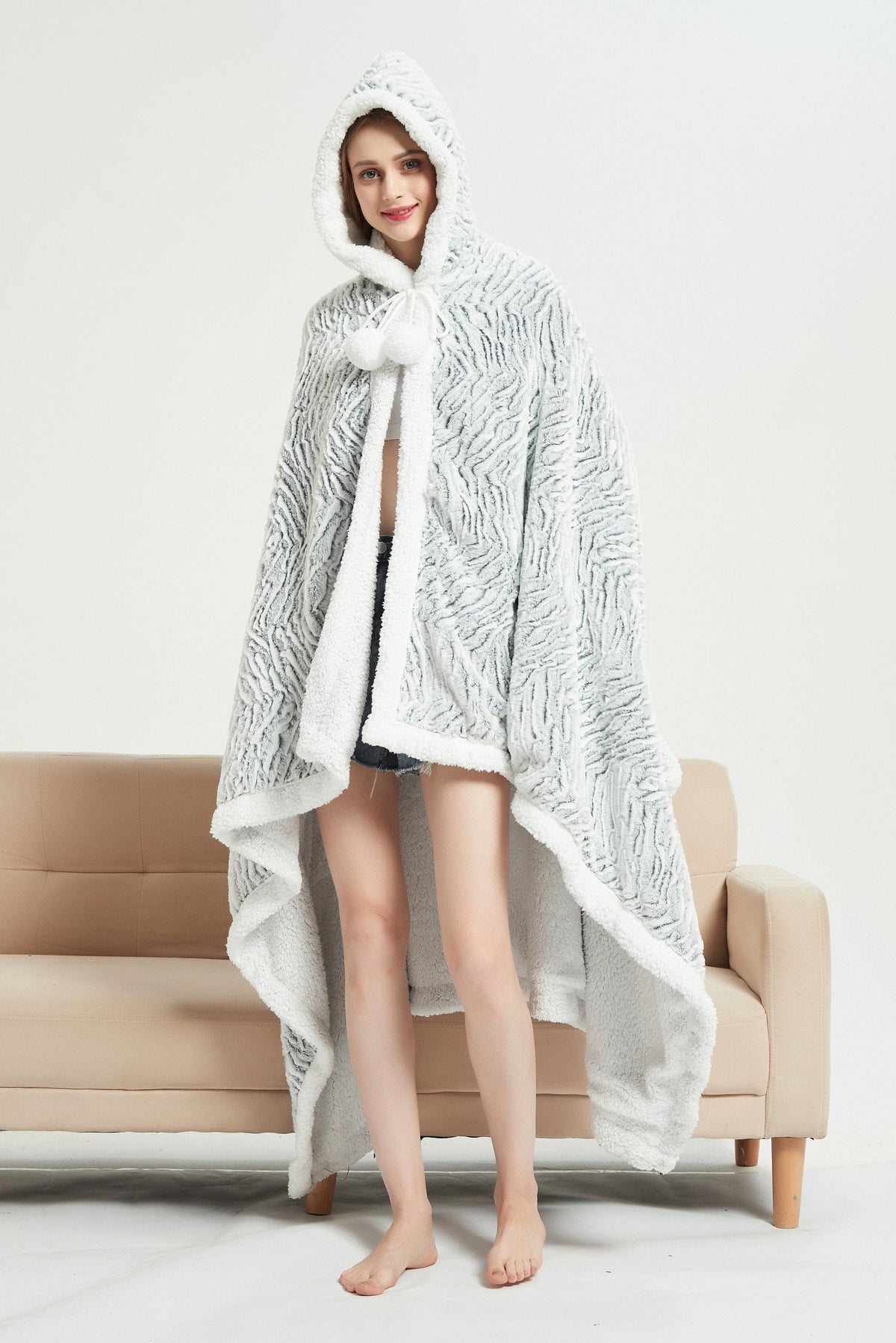 Chic Home Dohwa Sherpa Lined Snuggle Hoodie