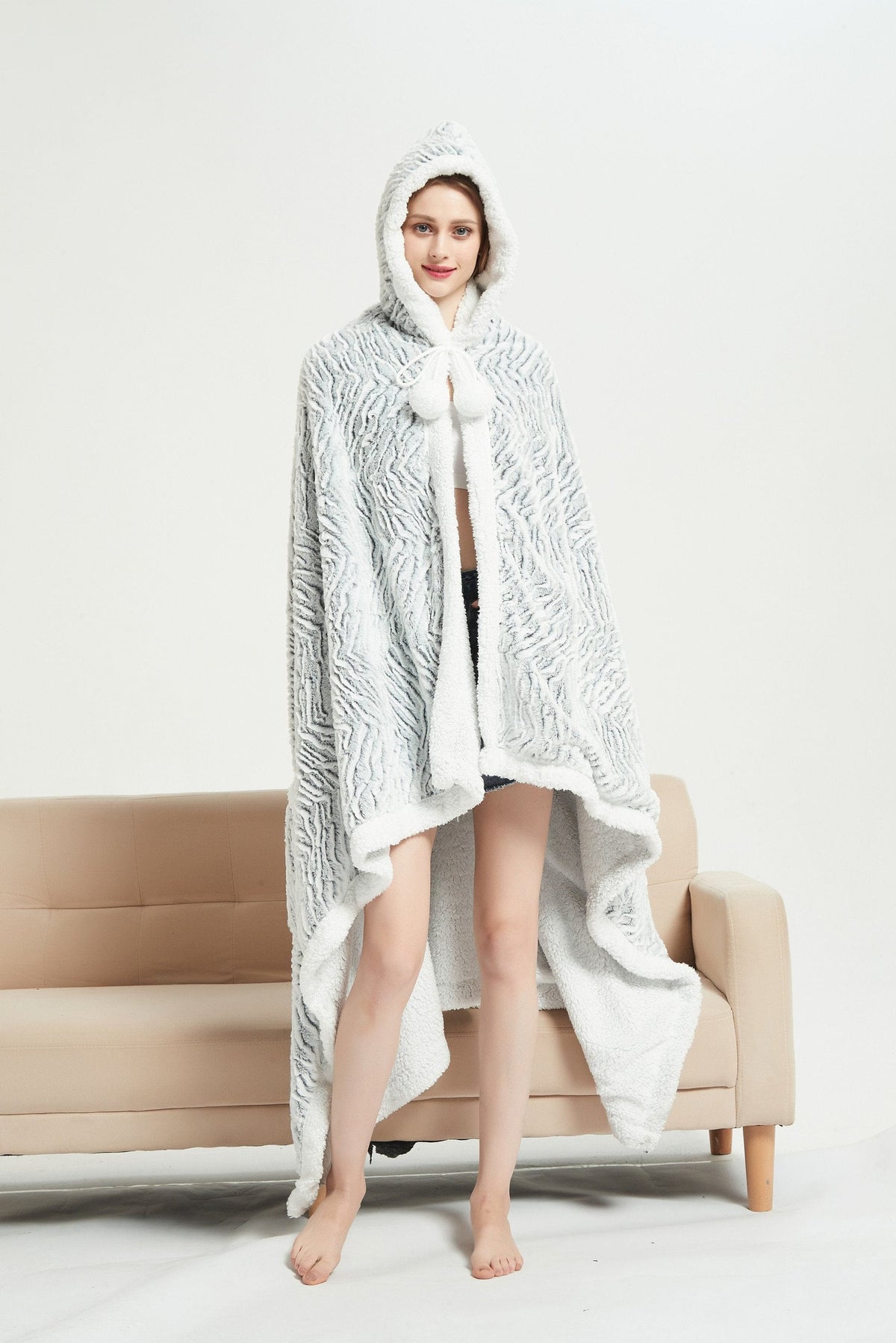 Chic Home Dohwa Sherpa Lined Snuggle Hoodie