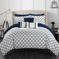 Chic Home Dorothy 10 Piece Reversible Comforter Set