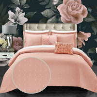 Chic Home Emery 5 Piece Stitched Comforter Set