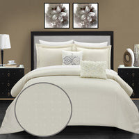 Chic Home Emery 5 Piece Stitched Comforter Set