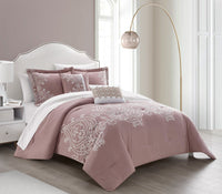 Chic Home Gigi 5 Piece Embroidered Comforter Set