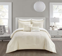 Chic Home Gigi 5 Piece Embroidered Comforter Set