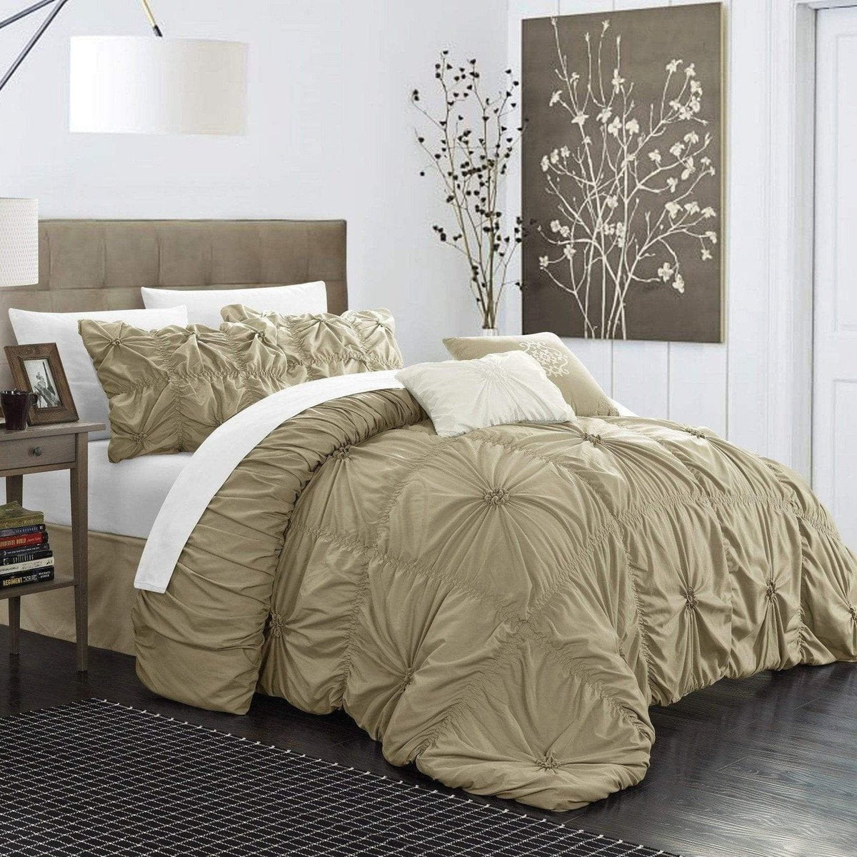 Chic Home Halpert 6 Piece Floral Comforter Set