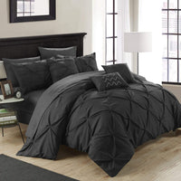 Chic Home Hannah 10 Piece Pinch Pleat Comforter Set