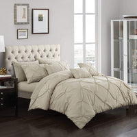 Chic Home Hannah 10 Piece Pinch Pleat Comforter Set