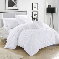 Chic Home Hannah 10 Piece Pinch Pleat Comforter Set