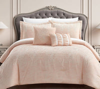 Chic Home Hubli 5 Piece Embroidered Comforter Set