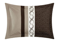 Chic Home Idit 24 Piece Color Block Comforter Set