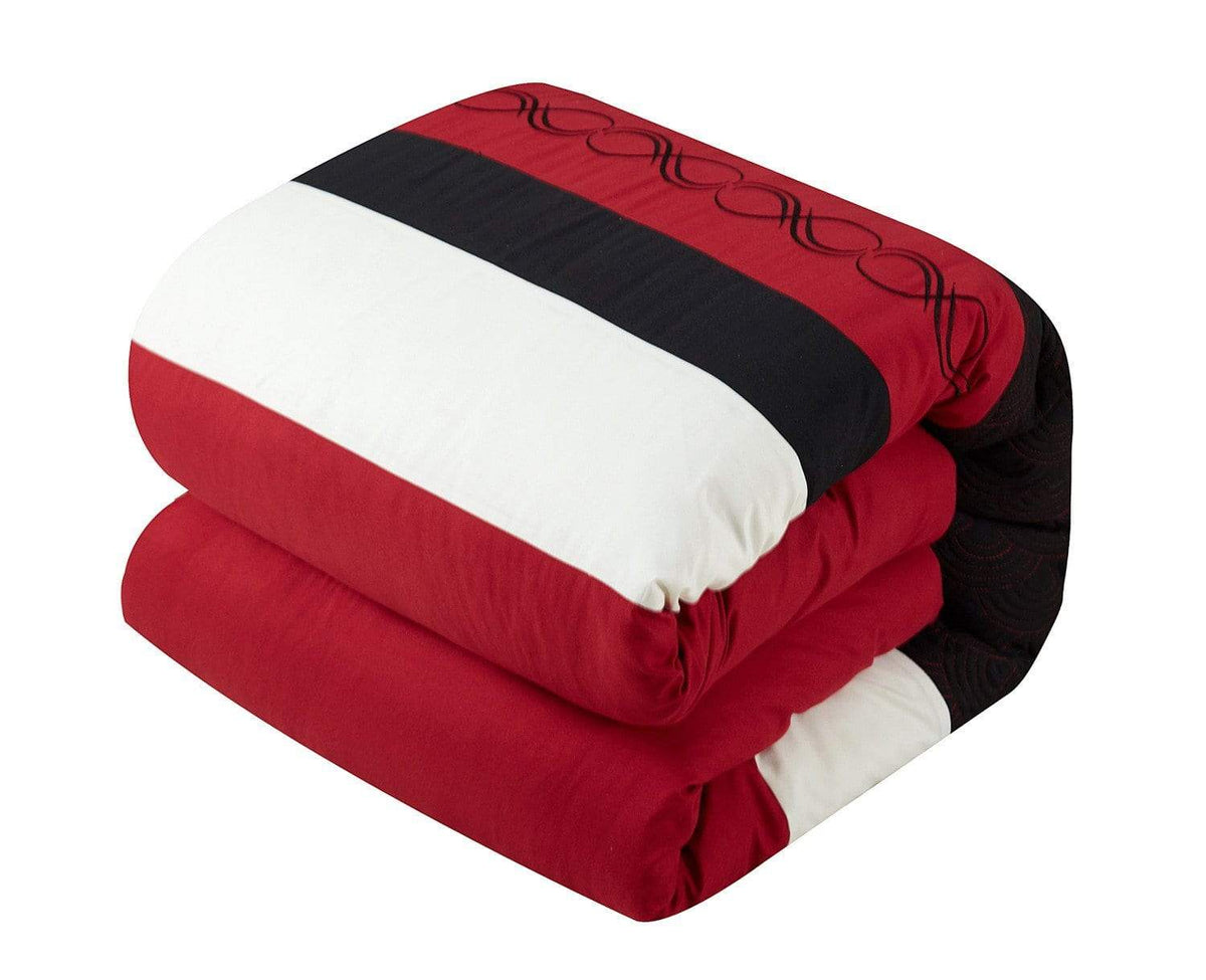 Chic Home Idit 24 Piece Color Block Comforter Set