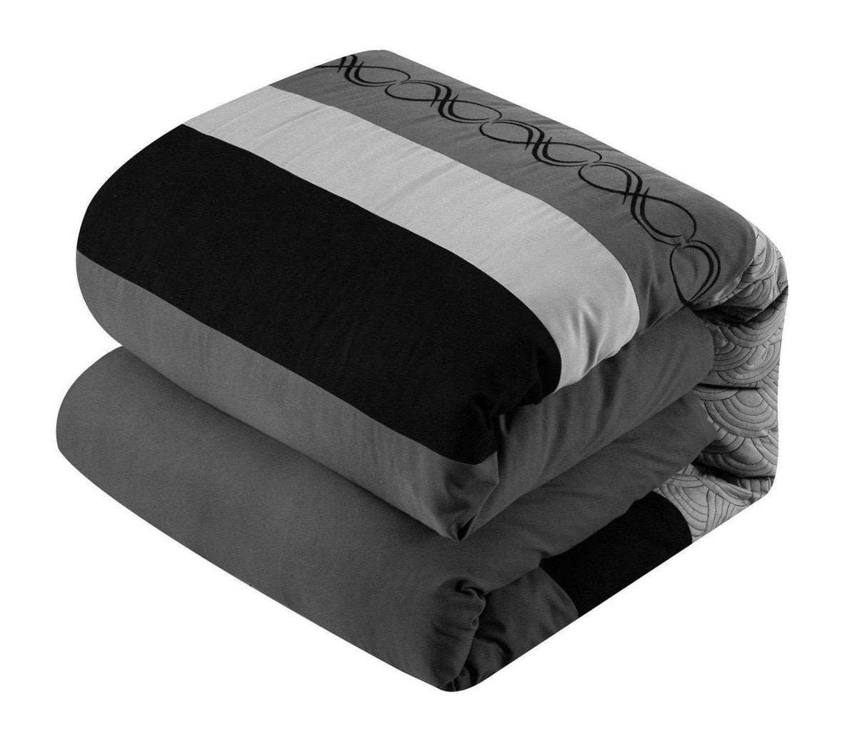 Chic Home Idit 24 Piece Color Block Comforter Set