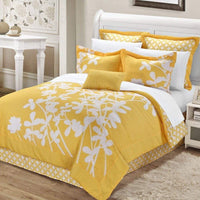 Chic Home Iris 11 Piece Floral Comforter Set