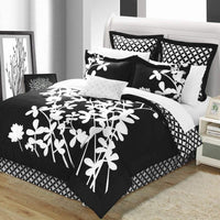 Chic Home Iris 7 Piece Floral Comforter Set