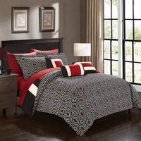 Chic Home Jake 10 Piece Reversible Comforter Set