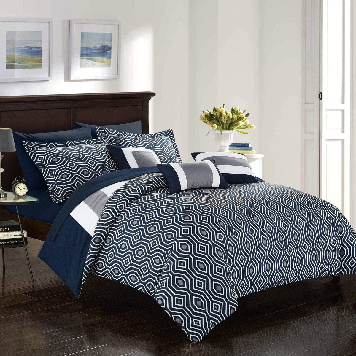 Chic Home Jake 10 Piece Reversible Comforter Set