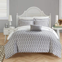 Chic Home Kendall 4 Piece Reversible Duvet Cover Set