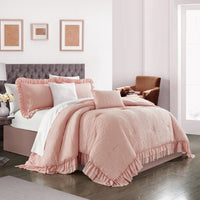 Chic Home Kensley 5 Piece Crinkle Comforter Set