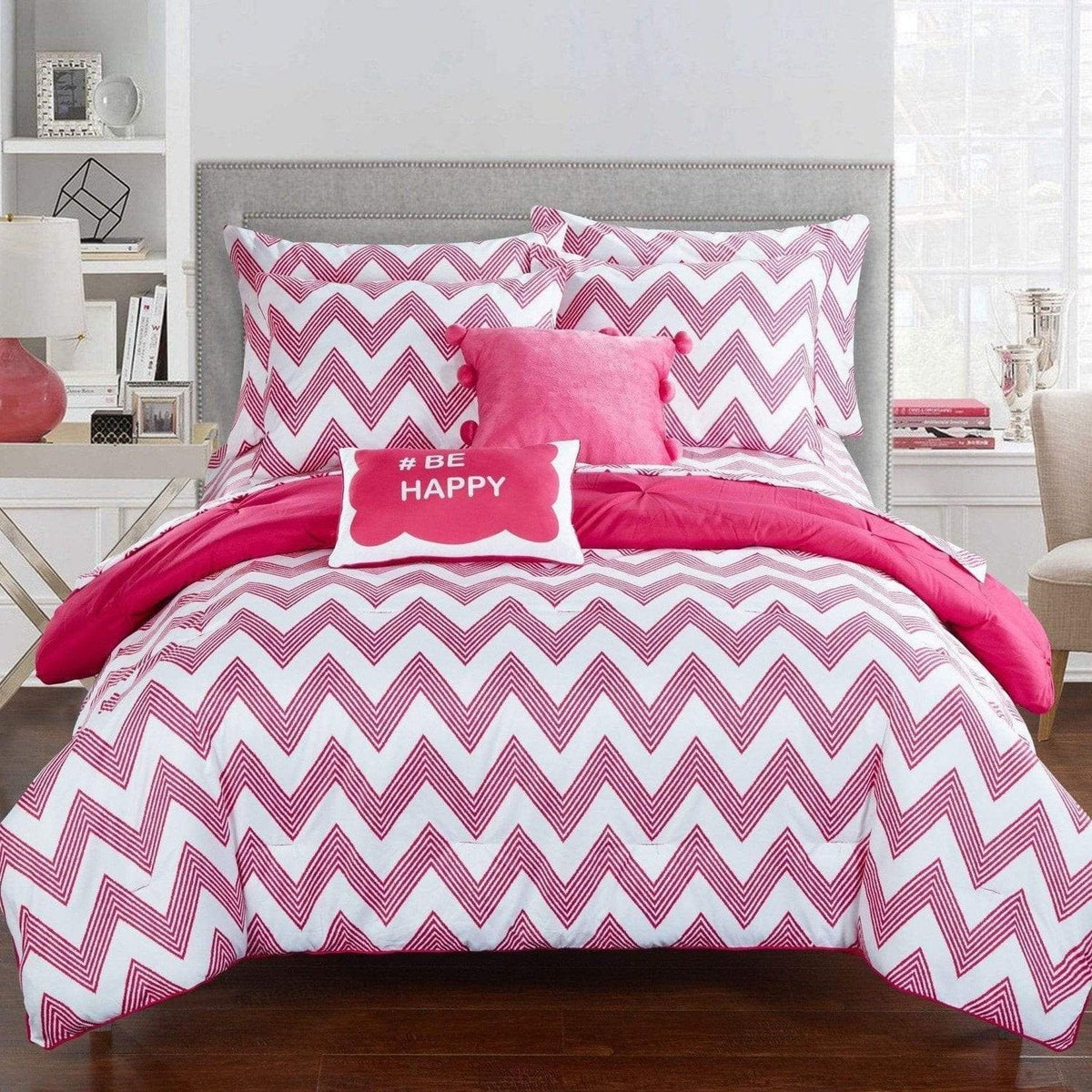 Chic Home Louisville 9 Piece Reversible Comforter Set