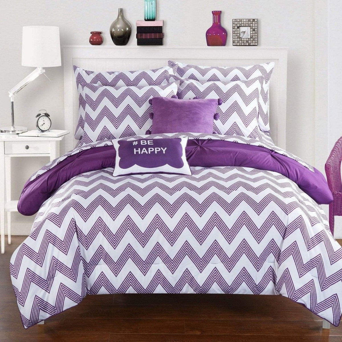 Chic Home Louisville 9 Piece Reversible Comforter Set