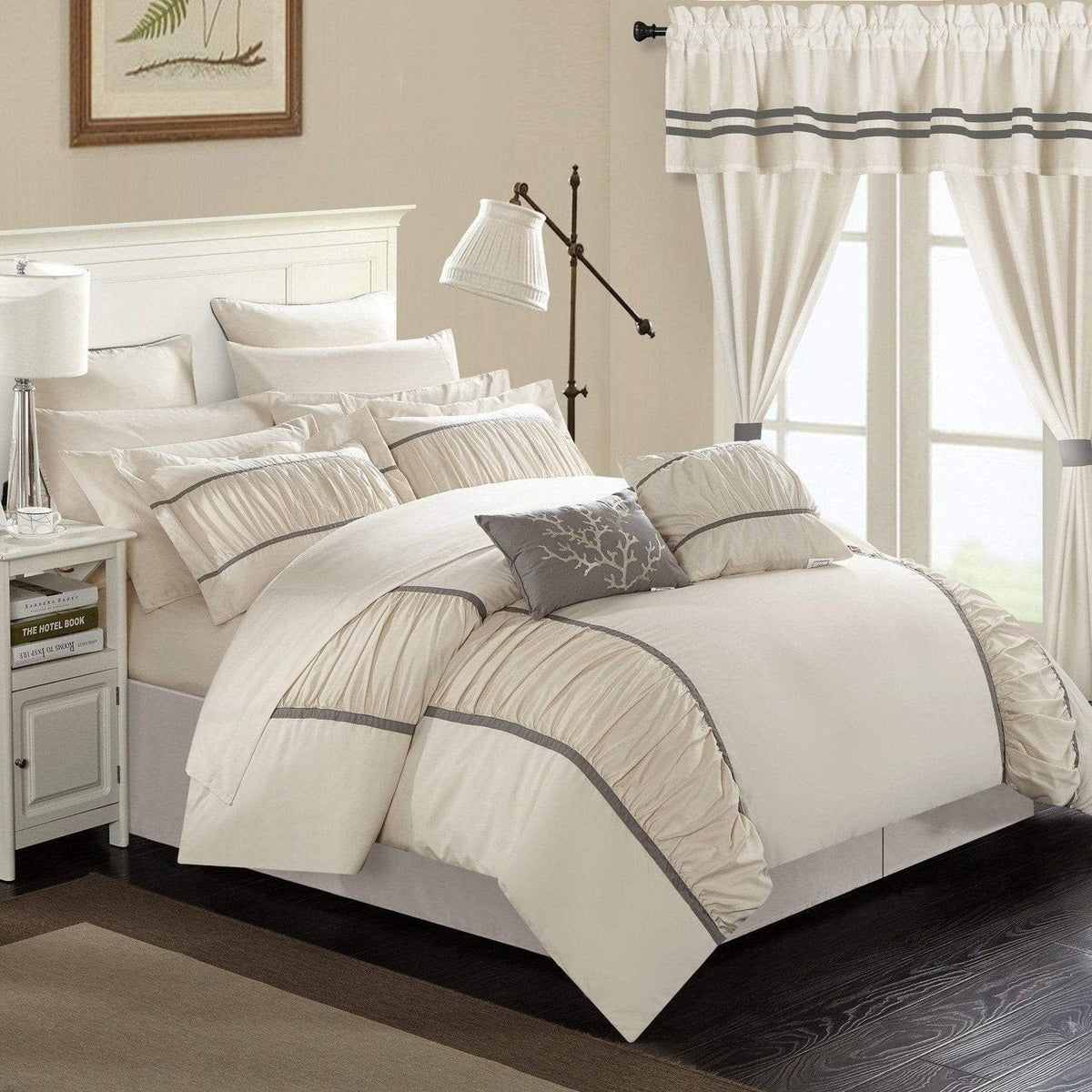 Chic Home Mayan 24 Piece Ruffled Comforter Set